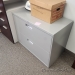 Hon Grey 2 Drawer Lateral File Cabinet, Locking